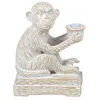 Image de Porte-Bougie Singe en résine 18 cm