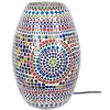 Image de Lampe ovale en verre multicolore