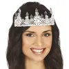 Image de bandeau couronne métallique diamant argent adulte - guirca 13085