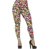 Image de legging pantalon bariolé années 90 femme - guirca 16442