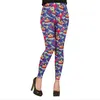 Image de leggins à motifs vintage années 90 bleu femme - générique 17550