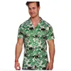 Image de chemise hawaïenne polyester toucans palmiers homme - guirca 18926