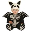 Image de déguisement squelette chauve-souris bébé - 12/18 mois - noir - guirca 76004