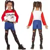 Image de Costume Fille Dangereuse Folle 5-6 Ans blue