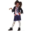 Image de déguisement universitaire ensanglanté fille - 5/6 ans - bleu - guirca 77043