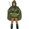 Image de déguisement archer enfant - 5/6 ans - vert - générique 77238