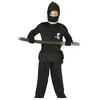 Image de déguisement ninja noir enfant - 3/4 ans - noir - générique 77320