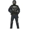 Image de déguisement agent swat police ado - 14/16 ans - noir - générique 77354