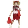 Image de déguisement cheerleader ensanglantée fille - 5/6 ans - rouge - guirca 77634
