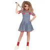 Image de déguisement poupée chucky cinéma fille - 5/6 ans - bleu - guirca 77669