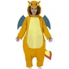 Image de déguisement dragon kigurumimi orange enfant - 10/12 ans - orange - générique 77879