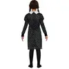 Image de Costume Robe Tenue Mercredi Addams 10-12 Ans