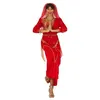 Image de déguisement indienne danseuse bollywood femme - m - rouge - guirca 79146