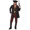 Image de déguisement pirate caraïbes aventurier homme - m - marron - guirca 79410
