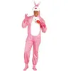Image de déguisement lapin rose adulte - taille unique - rose - guirca 80305