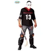 Image de Costume Joueur De Hockey Jason - Noir - Taille Unique