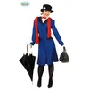 Image de Costume Babysitter Mary Poppins - Bleu - Taille L