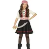 Image de déguisement pirate des mers fille - 3/4 ans - noir - générique 81049