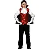Image de déguisement comte vampire élégant garçon - 7/9 ans - rouge - guirca 81821
