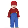 Image de déguisement plombier rouge bébé - 12/18 mois - rouge - générique 82062
