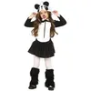 Image de déguisement panda géant fille - 3/4 ans - noir - guirca 83248