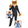 Image de déguisement ours adulte - taille unique - marron - guirca 84499