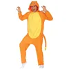 Image de Déguisement Adulte Dragon orange Taille 52-54
