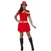 Image de déguisement pompier sauvetage incendie femme - s - rouge - guirca 84842