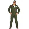 Image de déguisement pilote avion de chasse usa homme - xl - vert - guirca 84875