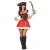 Image de déguisement pirate charmante femme - s - rouge - guirca 84877