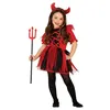 Image de déguisement fille diablesse - 3/4 ans - rouge - guirca 85501