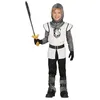 Image de déguisement chevalier blanc enfant - pantalon noir - 5/6 ans - blanc - guirca 85697