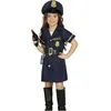 Image de déguisement officier police fille - 3/4 ans - bleu - générique 85700