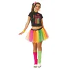 Image de déguisement fan années 80 tutu multicolore femme - m - multicolore - guirca 86683