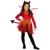 Image de déguisement diablesse flammes infernales fille - 7/9 ans - rouge - guirca 87380