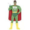 Image de déguisement super-héros muscles marihuana homme - l - vert - guirca 88276
