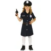 Image de déguisement policière robe uniforme bleu fille - 7/9 ans - bleu - guirca 88455