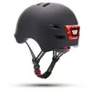Image de Casque avec led avant arrière noir
