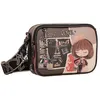 Image de Anekke - Sac bandoulière trotteur "Mademoiselle" - 23 x 16 x 9 cm - Marron