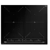 Image de table de cuisson à induction 60cm 4 feux 8800w noir - izf64600