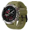 Image de Cool Smartwatch avec écran AMOLED, fonctions d'aventure, bracelet en silicone vert pour la santé et les, Montre connectée