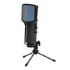 Image de Microphone de Bureau KEEP OUT XMICPRO USB Streaming LED Noir
