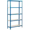 Image de SimonRack, Étagères de stockage, Simon Rack Étagère pour charges lourdes KIT SIMONCLICK PLUS 5/400 442100024201045 bleu, blanc 100,0
