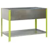 Image de SimonRack - Jardinière galva/vert 200L avec étagère - UrbanGarden Top 850x1200x600 Galva S