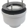 Image de Sanycces, Siphon, Bac De Douche Orientable Chrome 90mm (Ensemble de drainage)