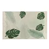 Image de Tapis vert à courtes mèches lavable en machine tropical lorena canals