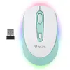 Image de NGS Smog mint-rb (Sans fil), Souris, Vert, Multicolore, Blanc