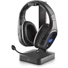Image de NGS GHX-600: Casque de gaming sans fil avec technologie 2,4 GHz, lumières LED et base de charge. 7.1 son virtuel. Couleur Noir.