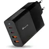 Image de NGS BUD 100W (100 W, 4 ports), Chargeur USB, Noir