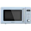 Image de Cecotec Micro-Ondes Digital avec Grill Proclean 5110 Retro Bleu. 20 L, 700 W en 5 niveaux, minuterie jusqu'à 60 min, 8 programmes et mode dégivrage, design vintage en bleu